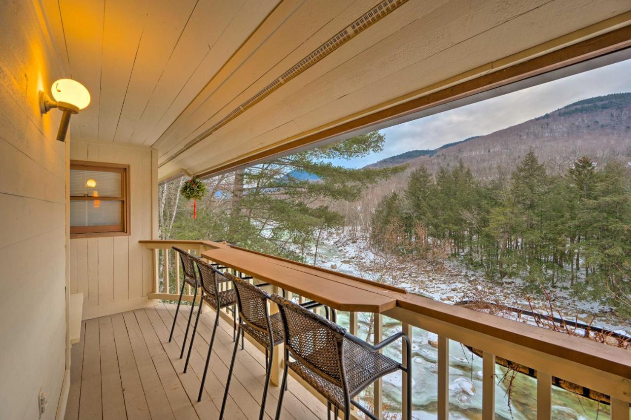 Riverfront Lincoln Condo 1 Mi To Loon Mountain! Esterno foto